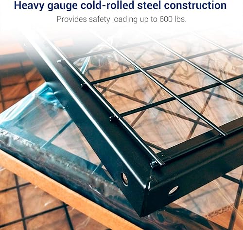 Miniatura 32 de Fleximounts - Estante de almacenamiento de garaje ajustable de 4 x 8 pulgadas, para techo, para garaje, resistente, 96 pulgadas de largo x 48