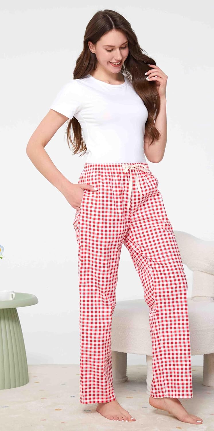 HiddenValor Women's Lightweight Cotton Pajama Pants - Image 4