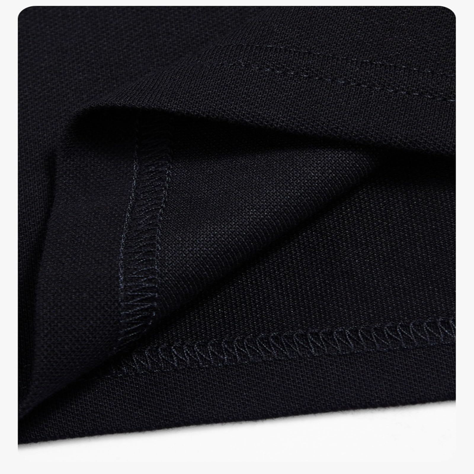 TEidea Męskie T-shirty Prosty Styl Męskie T-shirty Koszulka polo z krótkim rękawem, tkanina bawełniana, dekolt w jednolitym kolorze