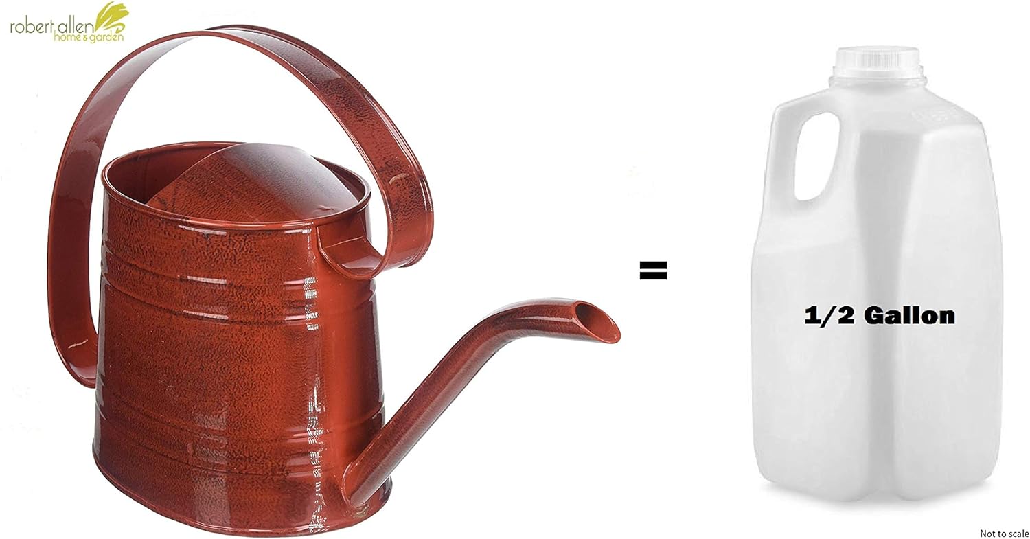 Robert Allen MPT01507 Danbury Watering Can.5 Gallon, Cayenne Red : Patio, Lawn & Garden