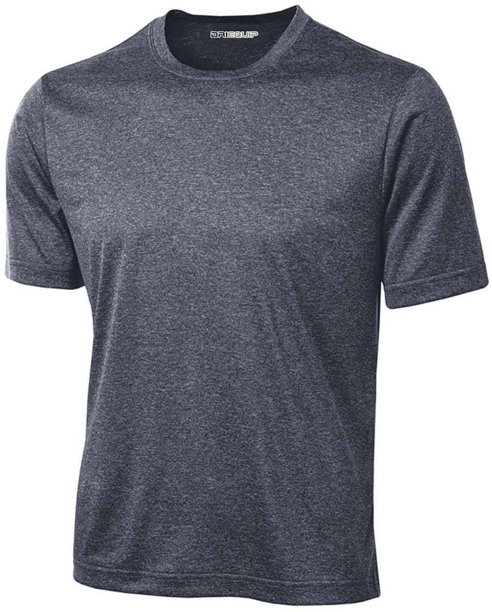 DRIEQUIP Men's Big & Tall Short Sleeve Moisture Wicking Athletic T-Shirts XS-6XL and Tall Sizes — view 24