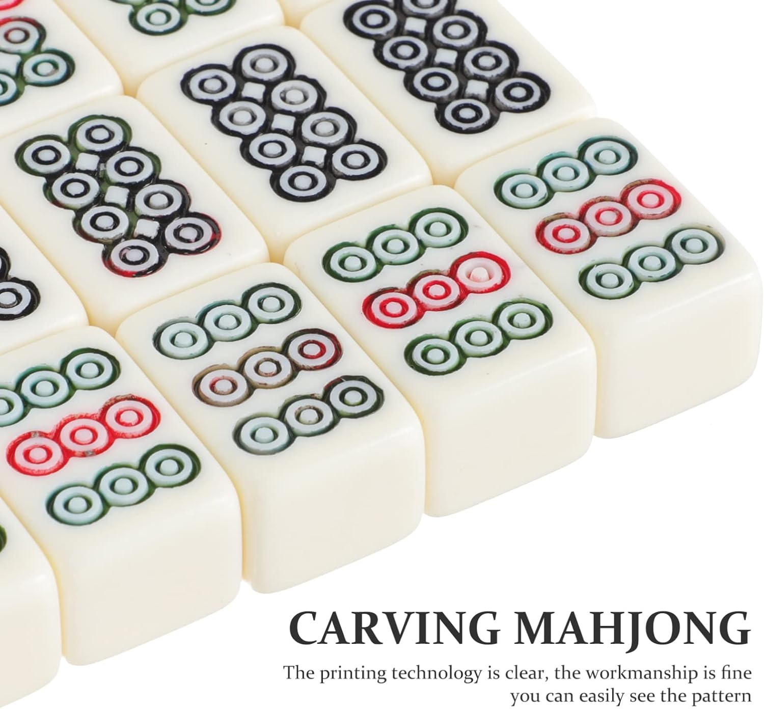 1set Mini Mahjong Set Portable Travel Mahjong Game Complete Accessories Smooth Easy to Clean for Parties and Fun Gatherings Compact Design