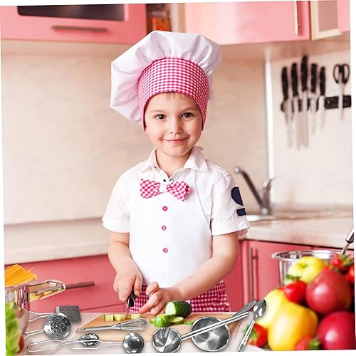 Miniatura 2 de Gcroet Juegos de cocina de juguete 16 unidsset juego de rol Juego de alimentos para niños Accesorios de cocina de acero inoxidable Juguetes de