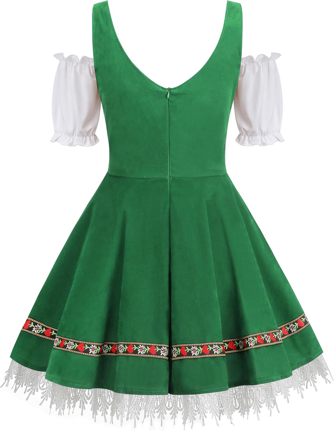 LMYOVE Ladies' German Beer Festival Costumes Bavarian Oktoberfest Off The Shoulder Velvet Adult German Dresses