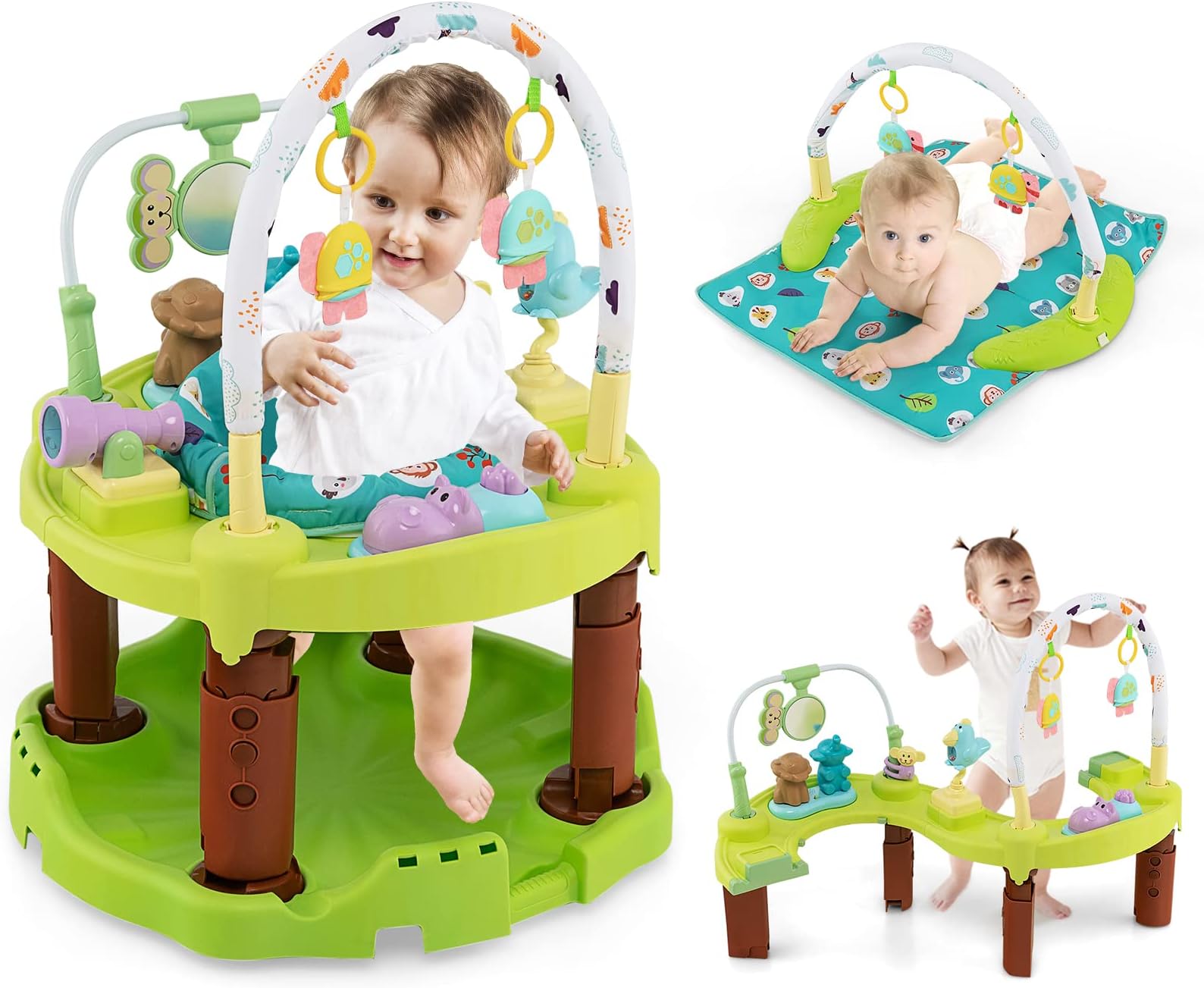 BABY JOY Baby Jumper Activity Center, 3 in 1 Activity Center & Table