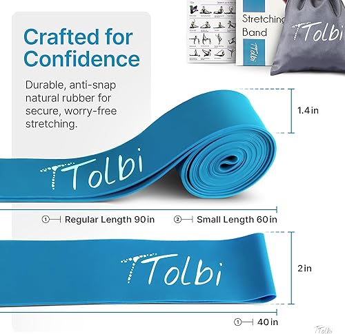 Miniatura 9 de Equipo de estiramiento de danza premium bandas elásticas para bailarines y bandas elásticas de ballet  Banda elástica de danza para flexibilidad y