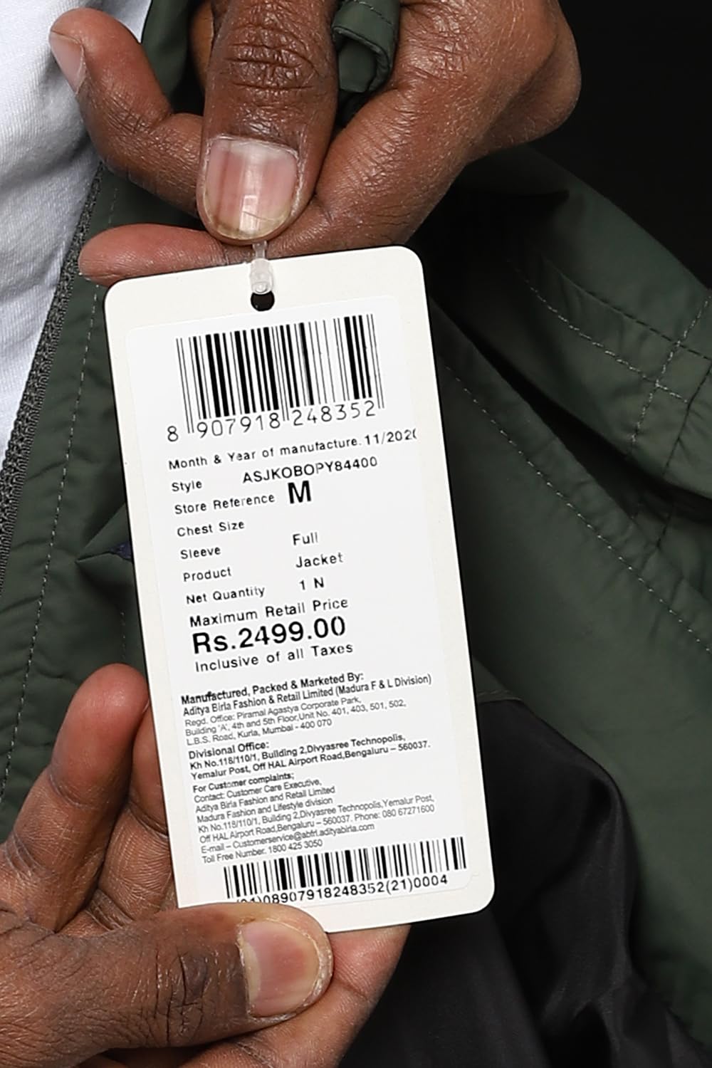 Allen Solly Green Jacket 4