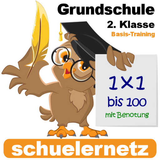 Kleines 1x1 - Mathe Lernübungen - Empfehlung: Grundschule 2. Klasse
