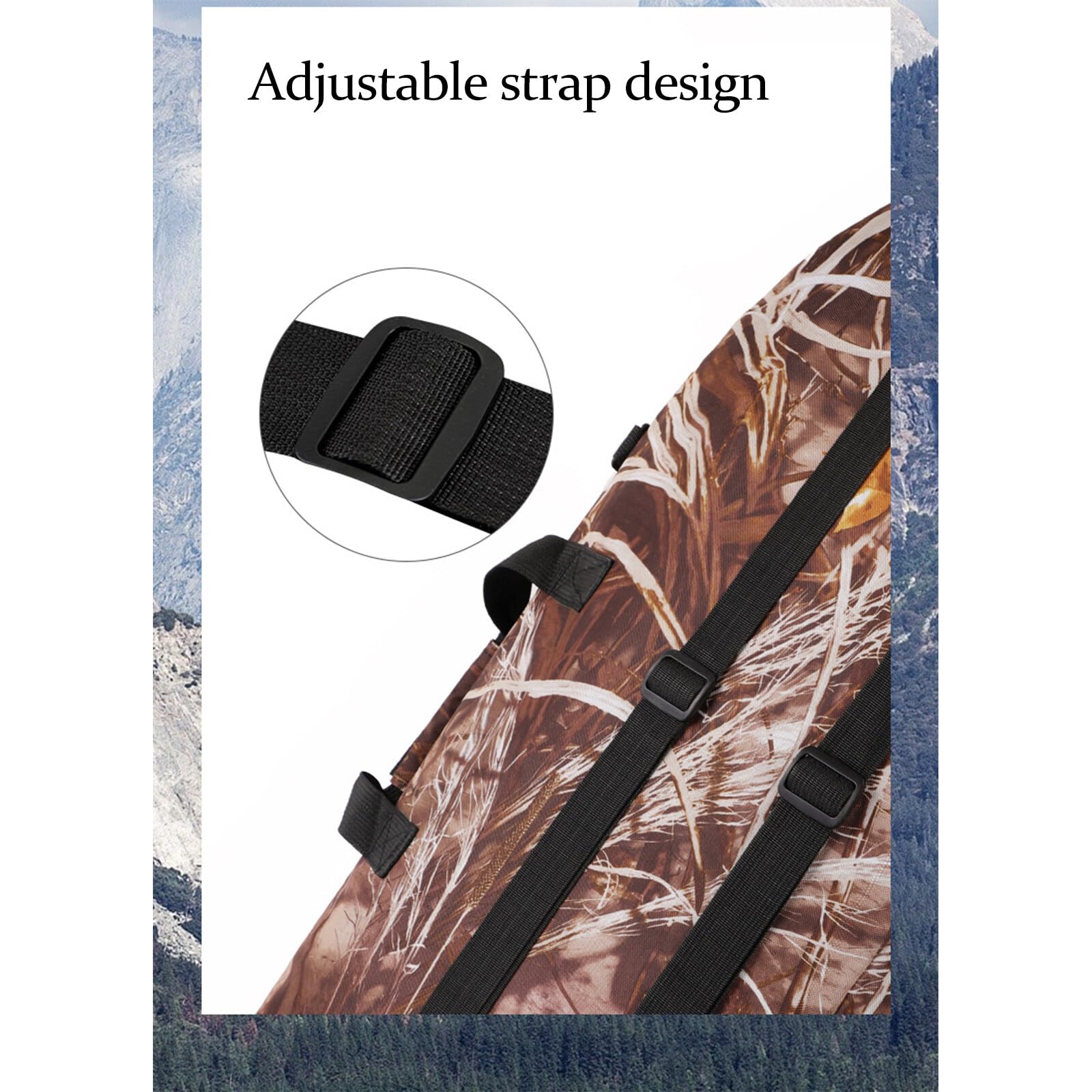 Molteplici tasche Compound Bow Carry Bag con freccia tasca per la caccia