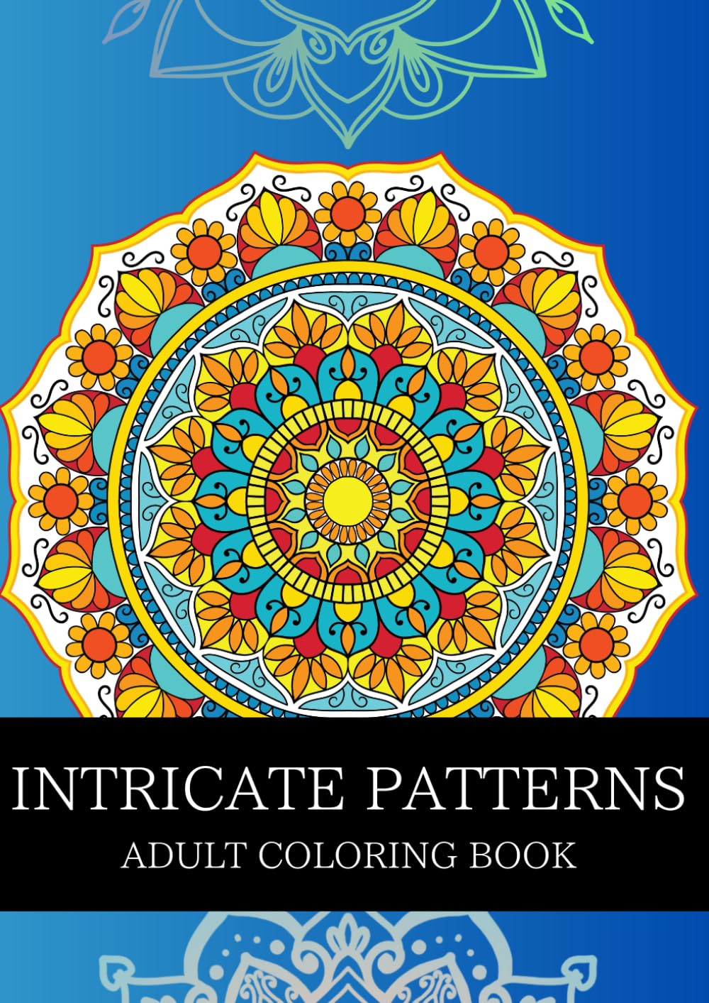 intricate patterns adult coloring book
