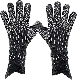 Luvas de goleiro de futebol KOCOME com aderência forte e suporte de dedo, tamanho 6/7/8/9/10