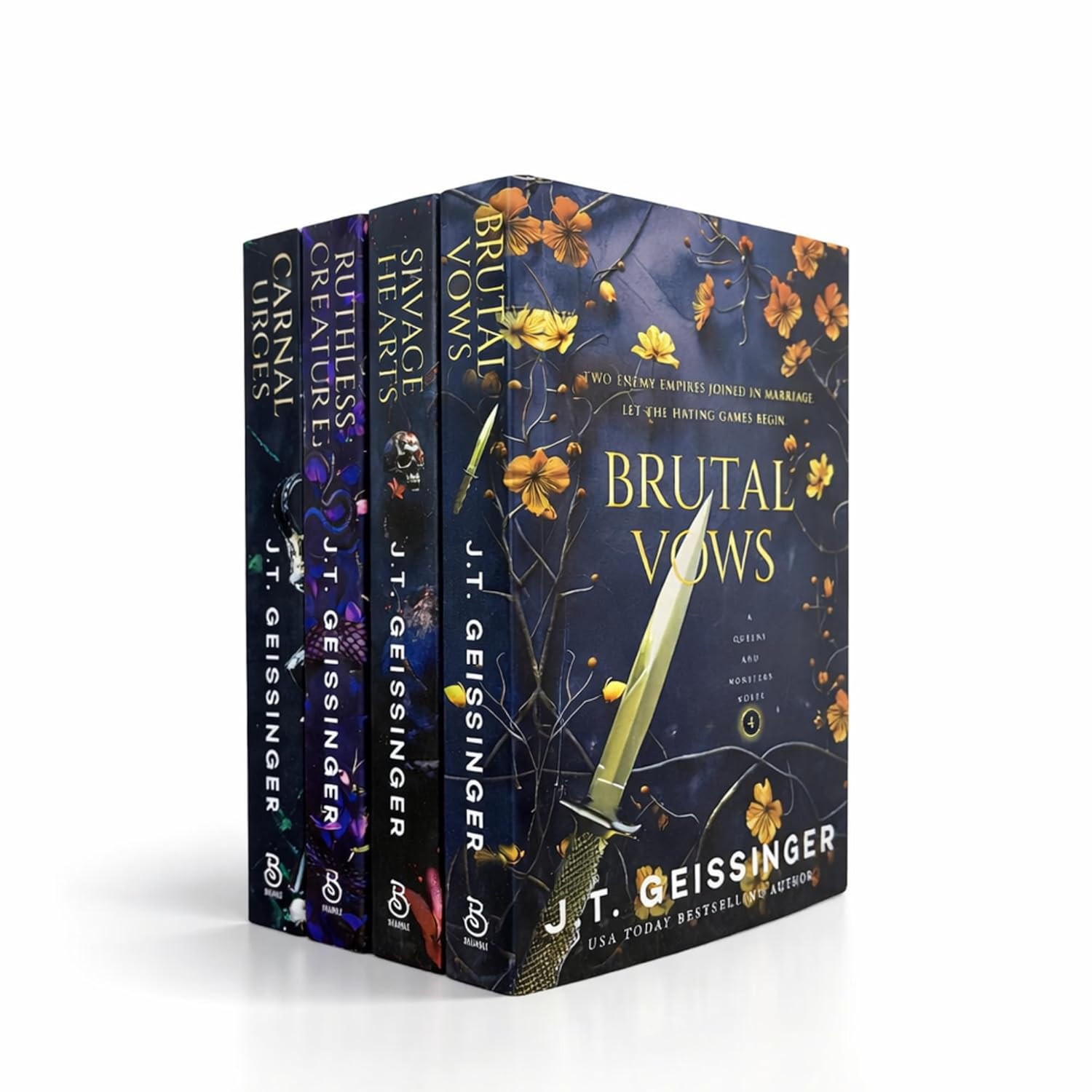 The Queens and Monsters 4 book series by J.T. Geissinger (The Queens and Monsters Series)      Paperback – October 10, 2025