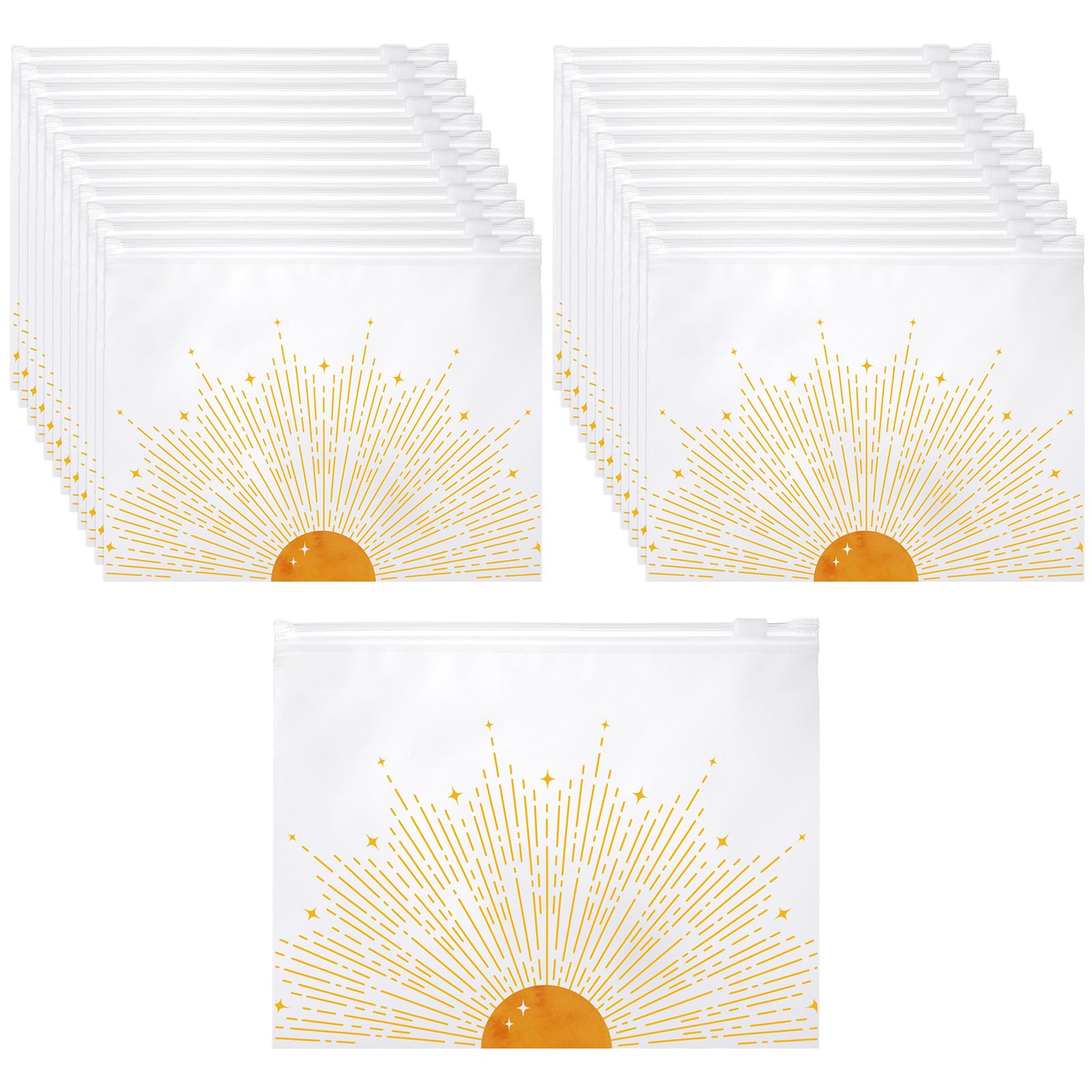 Reginary 50 Pcs Inspirational Gifts Bulk for Women Cosmetic Bag EVA Makeup Bag with Zipper for Birthday Employee Coworker Colleague Staff