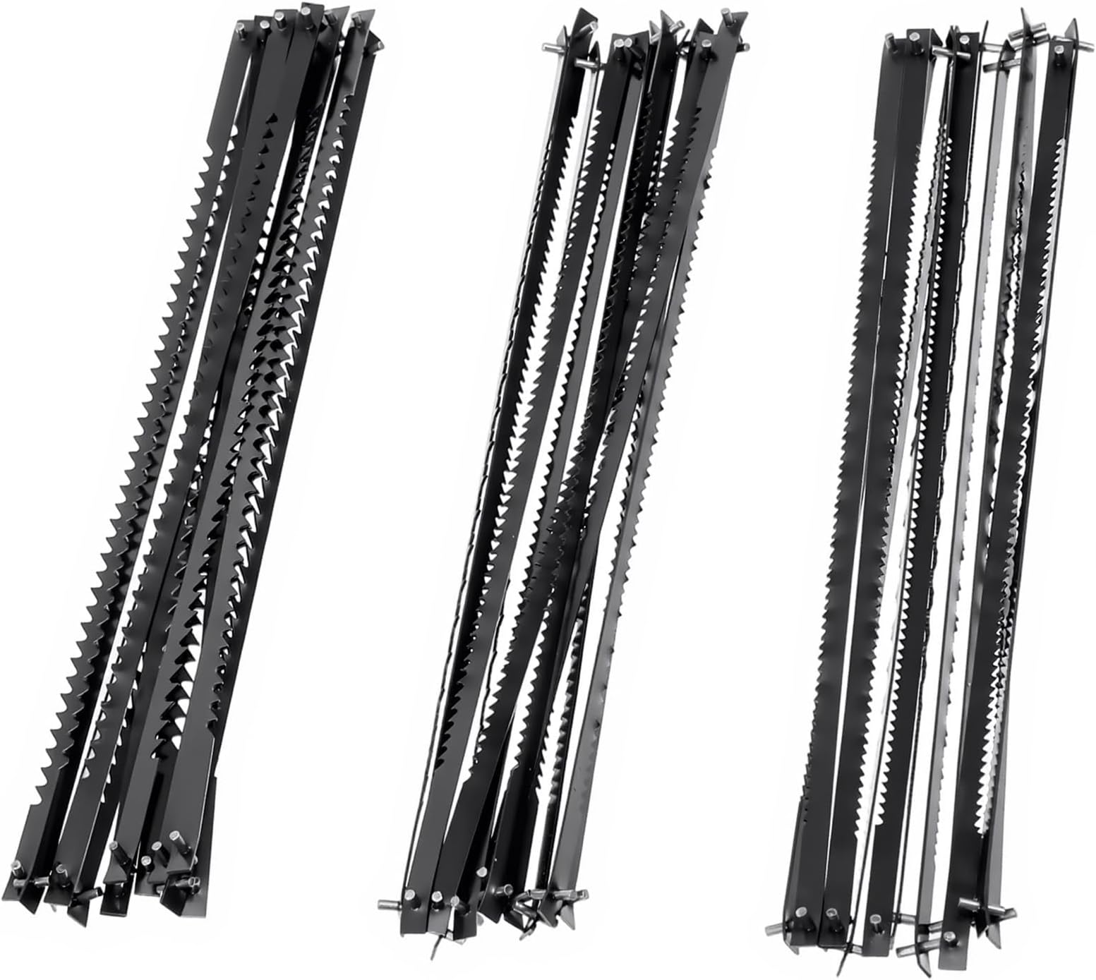 36 Pack Scroll Saw Blades 5 Inch Plain End Scroll Saw Blade Scroll-Saw Blades for Wood(10TPI, 15TPI, 18TPI)