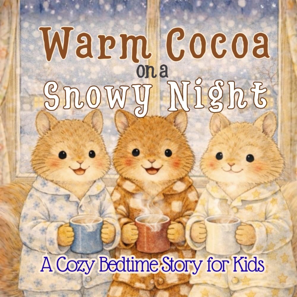 Warm Cocoa on a Snowy Night: A Cozy Animal Bedtime Story for Toddlers and Kids – For a Gentle Sleep (Ages 3–7)