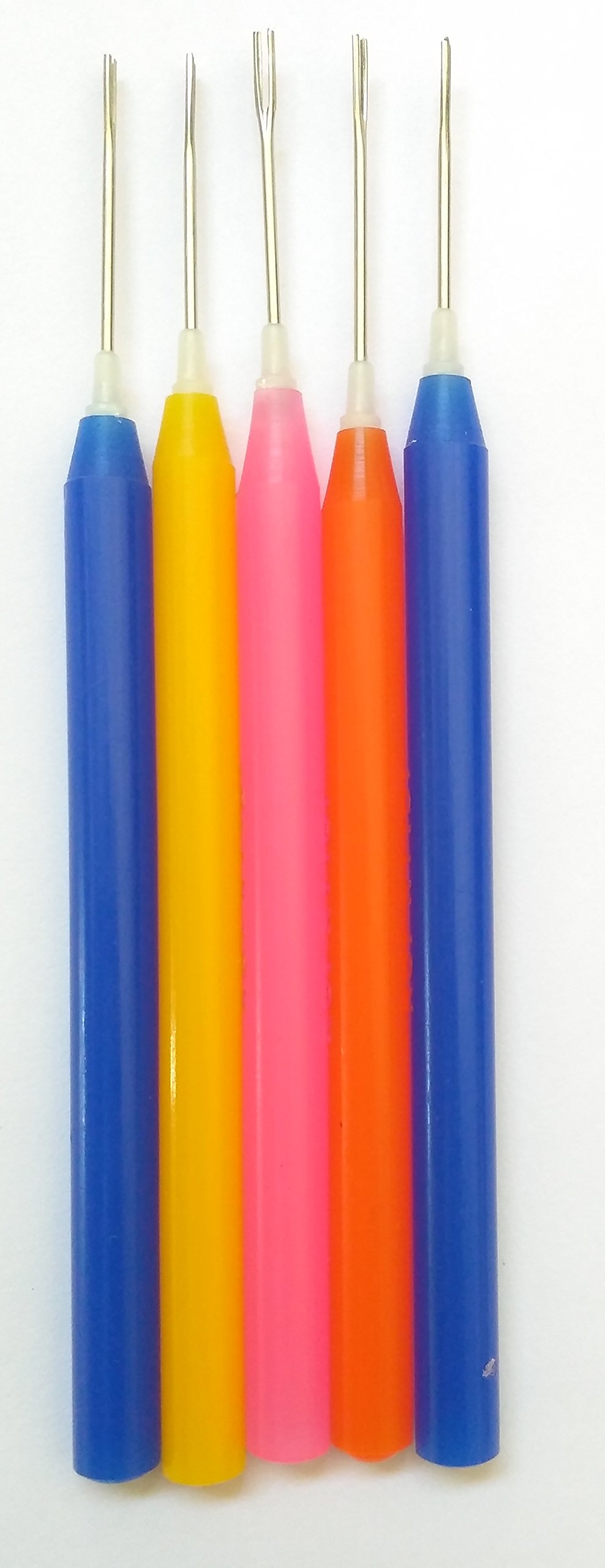 BanteyBanatey Quilling Needle/Tool | DIY Slotted Paper Quilling Tool - Steel Forked Needle Pen for Easy Creative Rolling (5 Pieces)-image-41