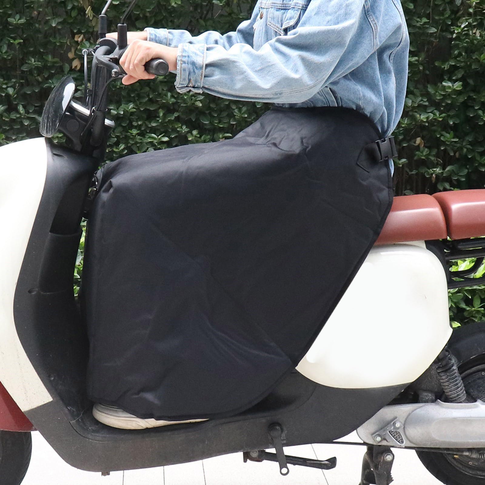 Couvre-jambes de scooter imperméable - Couvre-genoux - Coupe-vent - Pour l'hiver - Pour pluie froide