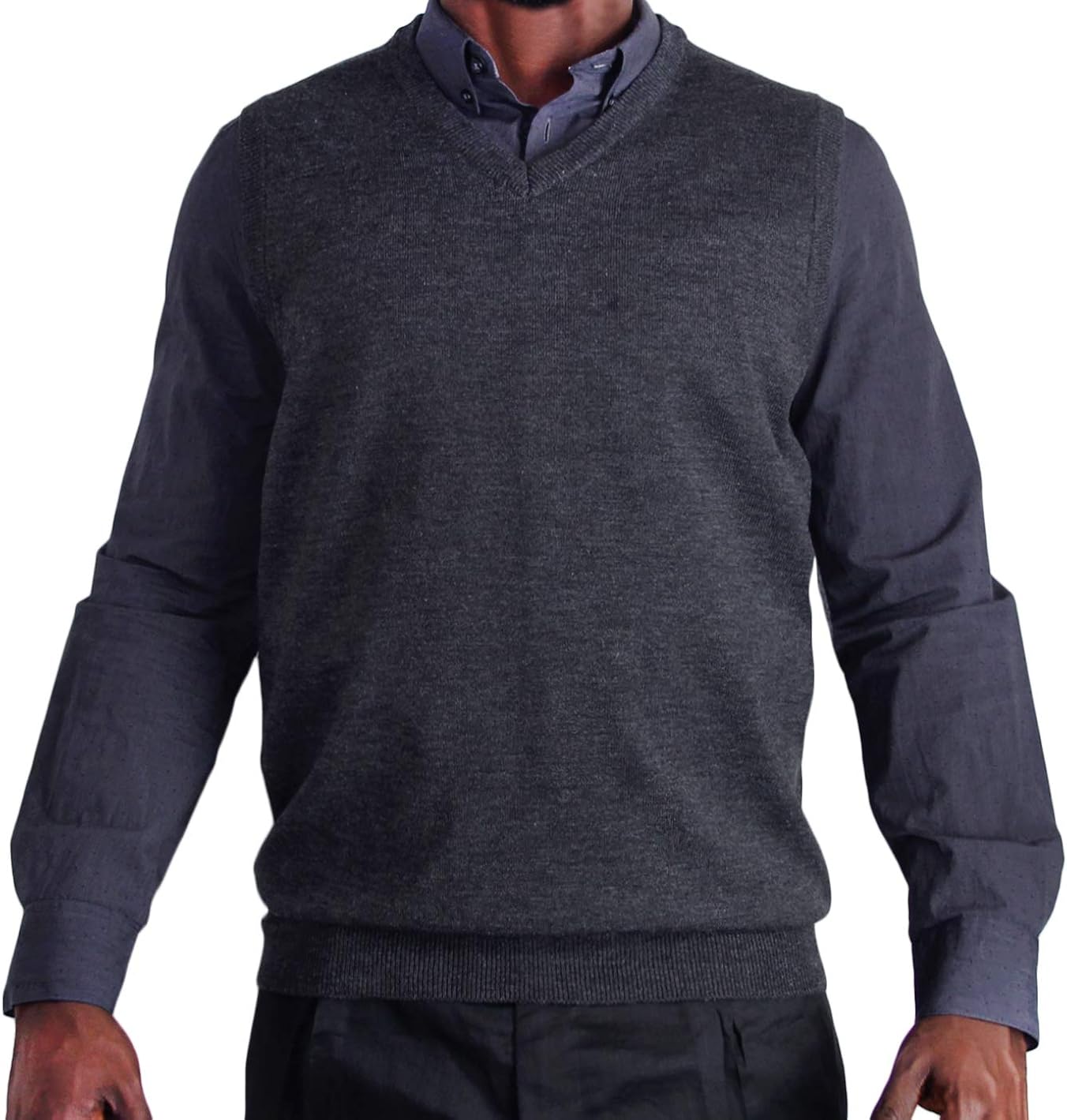 sweater vest with long sleeve