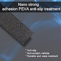 Vista 3 de Ajxn Protector antideslizante de entrada de puerta de automóvil, 16.4 pies protector adhesivo DIY para umbral de puerta de automóvil, cubierta