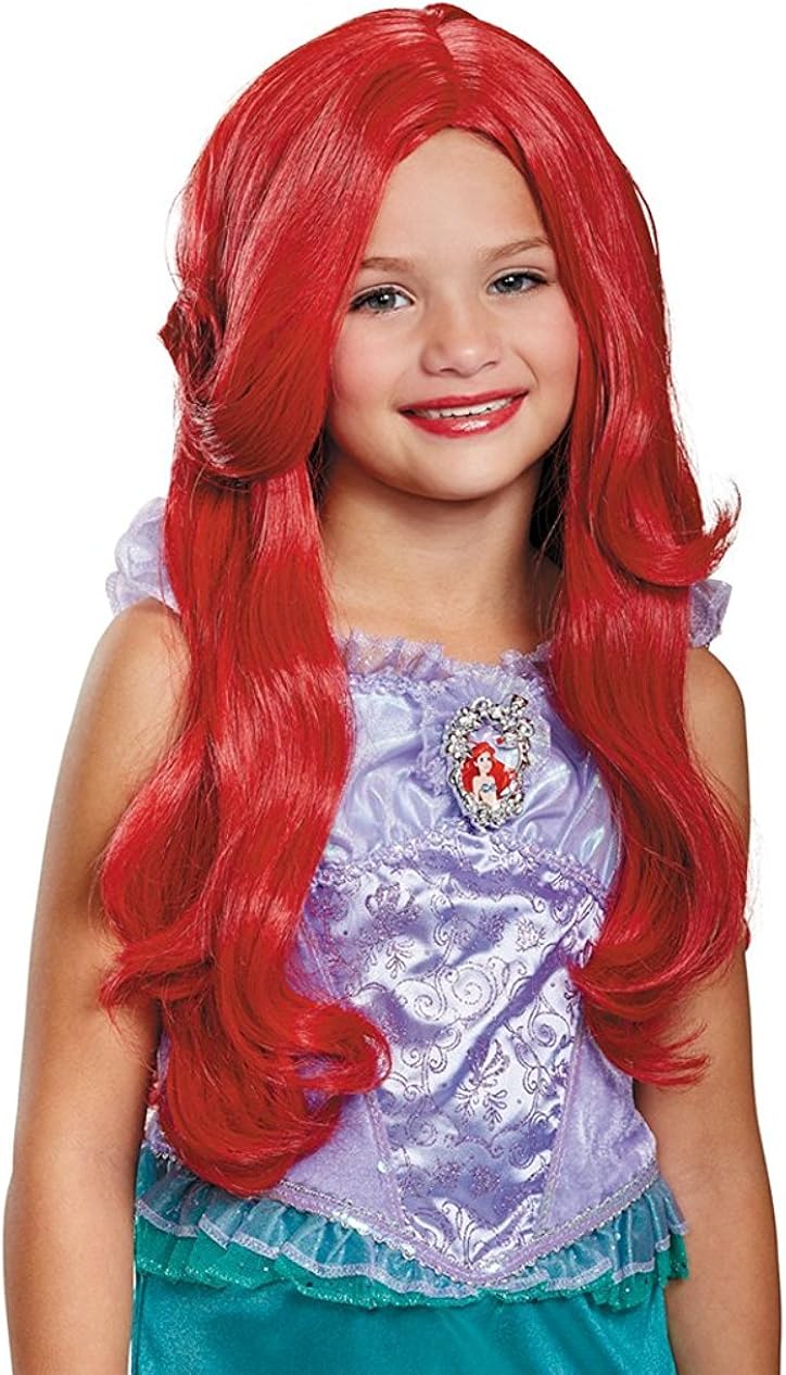Disney Princess Ariel Little Mermaid Girls' Wig: Toys & Games