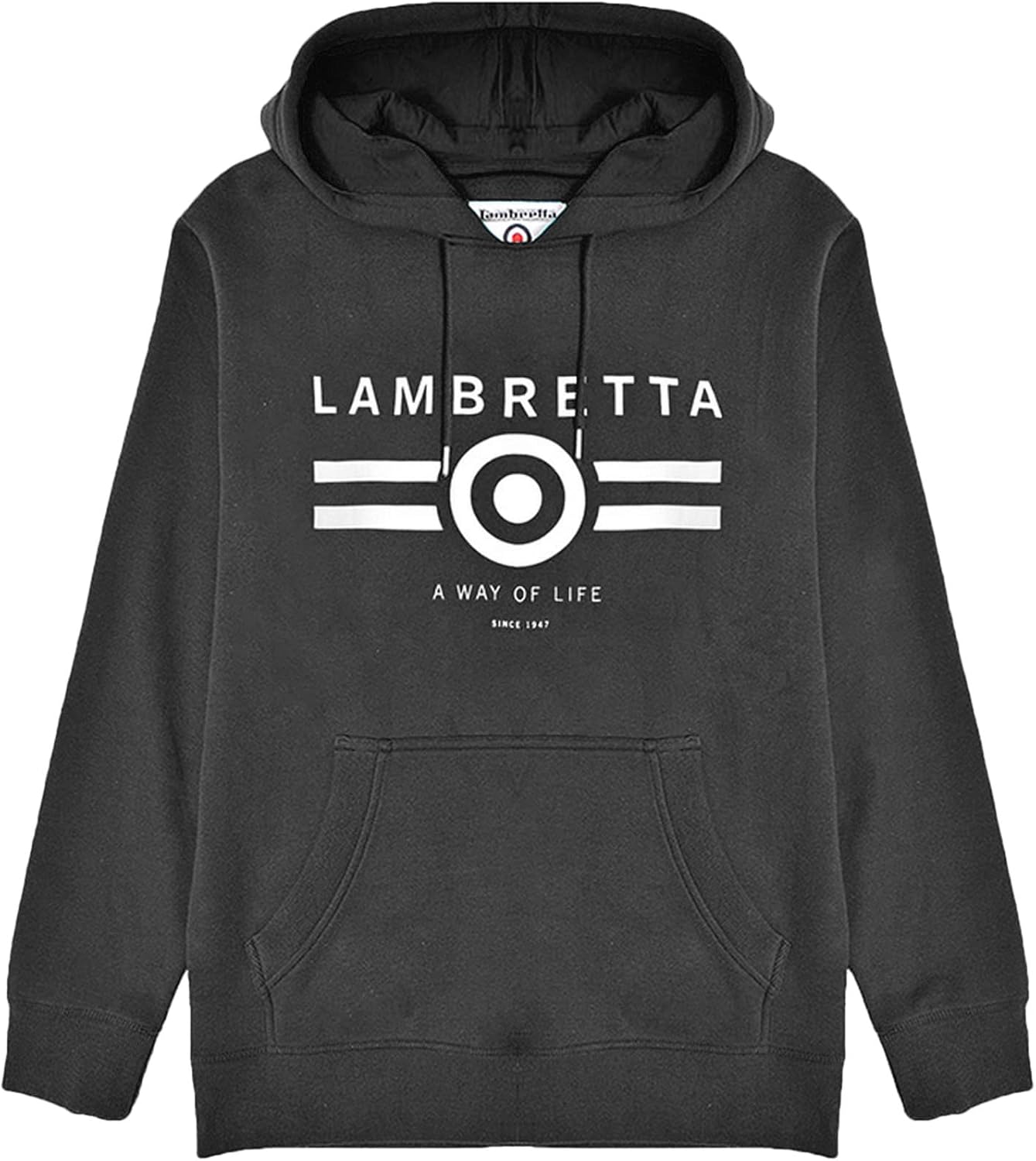 Lambretta Mens Logo Graphic Hoodie