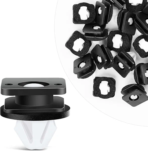 GOOACC 20Pcs A-Pillar Trim Hardware Windshield Moulding Retaining Clips with Sealer Compatible with Ford Explorer 2011-2019 OEM:#BB5Z-78519R44-A BB5Z78519R44A (GRC-116)