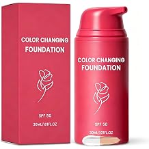 Korean Color Changing Foundation, Automatically Adjusts Makeup Application Color Changing Foundation for Mature Skin