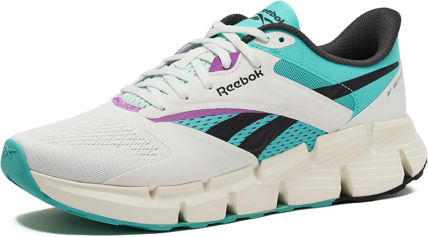 Reebok Unisex-Adult Zig Dynamica 5 Sneaker, Chalk/Ai Aqua
