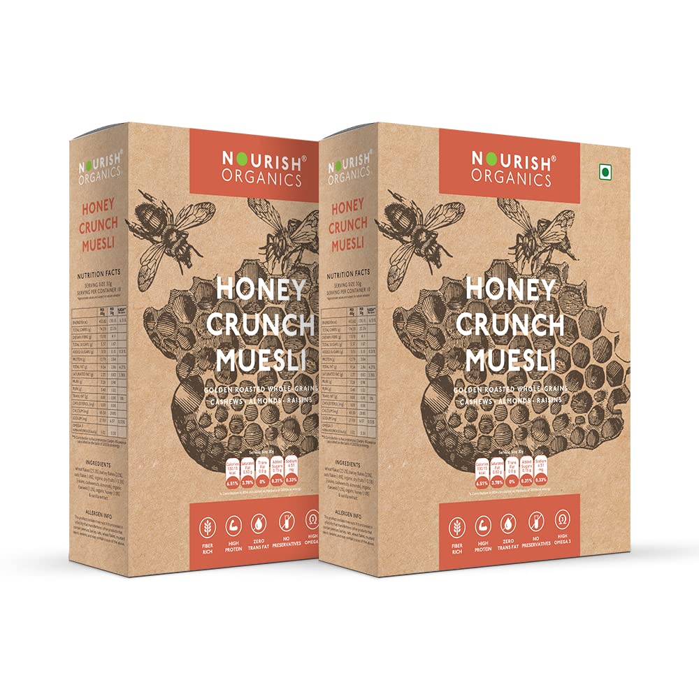 See full amazon price history chart for Nourish Organics Honey Crunch Muesli 300g each Pack of 2 | Healthy and Nutritious Breakfast Cereals with Whole Nuts | No Refined Sugar | Clean Label Nourish Organics Honey Crunch Muesli 300g each Pack of 2 | Healthy and Nutritious Breakfast Cereals with Whole Nuts | No Refined Sugar | Clean Label (B07DMNGHTZ) Amazon Price History, Amazon Price Tracker
