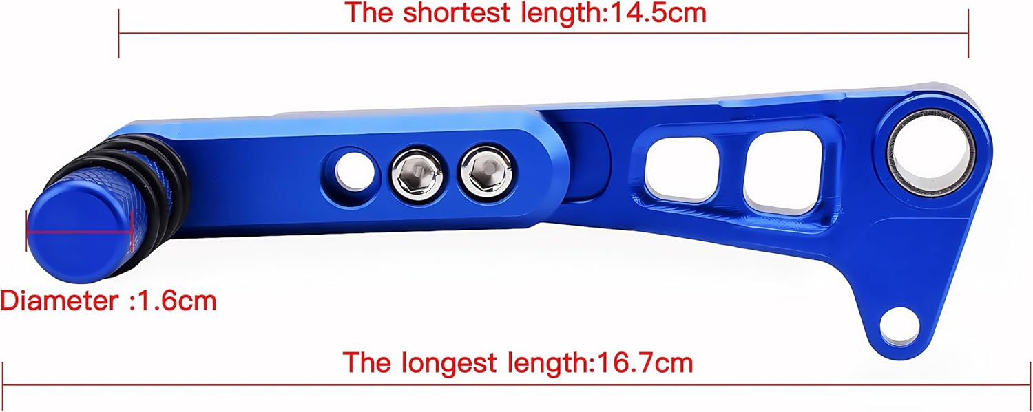 Motorcycle Accessories Shifter Pedal Toe Pegs Left Gear Shift Lever (for Suzuki Vehicle) DS250SX V-Strom 250 SX GIXXER SF 250 150 DL250 GW250 GSX250R (Gray)