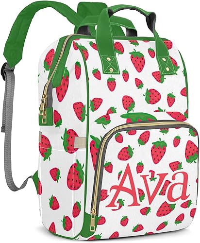 Miniatura 2 de Bolsas de pañales personalizadas con nombre para mamá, bolsas de enfermería, regalos para mamá y papá, Pattrn 5, Mochilas Daypack