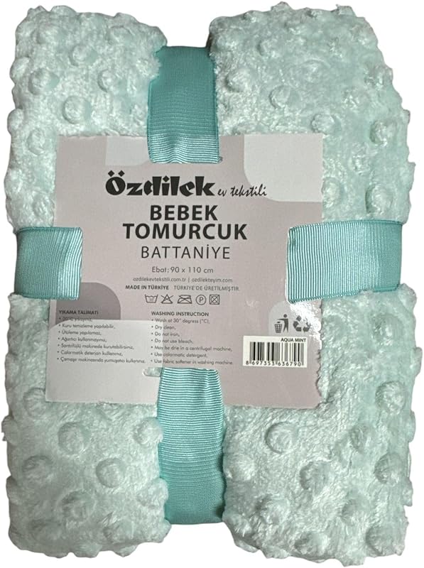 Özdilek Bebek Tomurcuk Battaniyesi Mint Yeşil