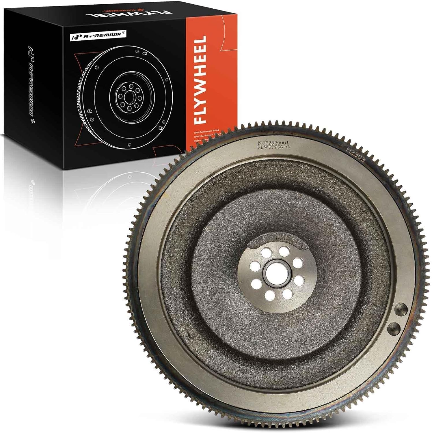 A-Premium Clutch Flywheel Compatible with Ford Explorer 1997-2001, Ranger 1997-2000 & Mazda B4000 1998-2000, 4.0L, Manual Trans., 8 Bolt Holes, 138 Teeth, Replace# F77Z-6375-BA