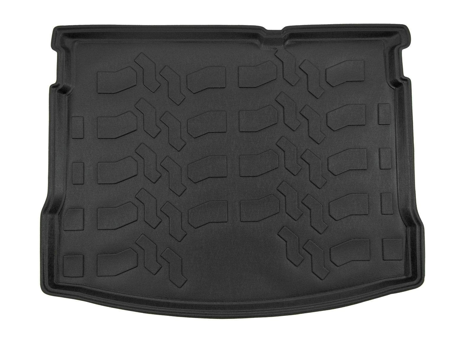 J&J AUTOMOTIVE Velours Fußmatten und TPE Kofferraumwanne Set passend für Nissan Qashqai J10 2007-2014 4tlg, mit hohem Rand Passform rutschfest Geruchsneutral Schwarz