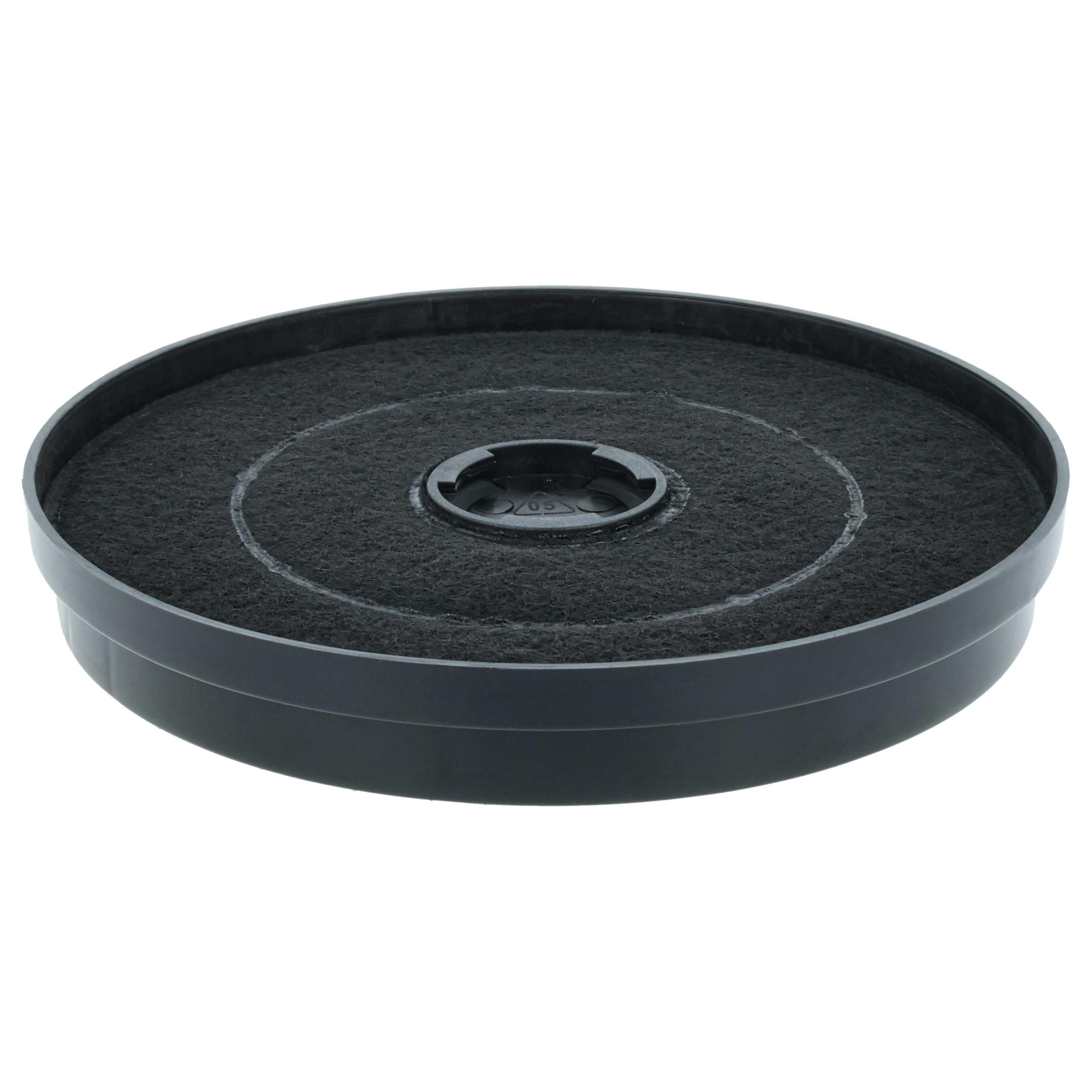 vhbw 4x filtro de carbón activado reemplaza Klarstein 10033740 para campanas cocina - 17,5 cm
