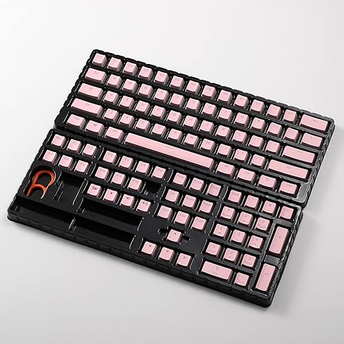 Miniatura 2 de LTC LavaCaps PBT - Juego de teclas de pudín de doble disparo 108 perfil OEM translúcido para diseño ANSI US 6187 TKL104108 teclas teclado mecánico