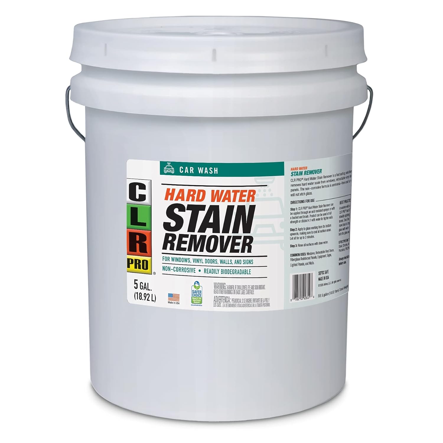 CLR PRO Carwash Hard Water Stain Remover CWHWSR5PRO 5 Gallon Amazon