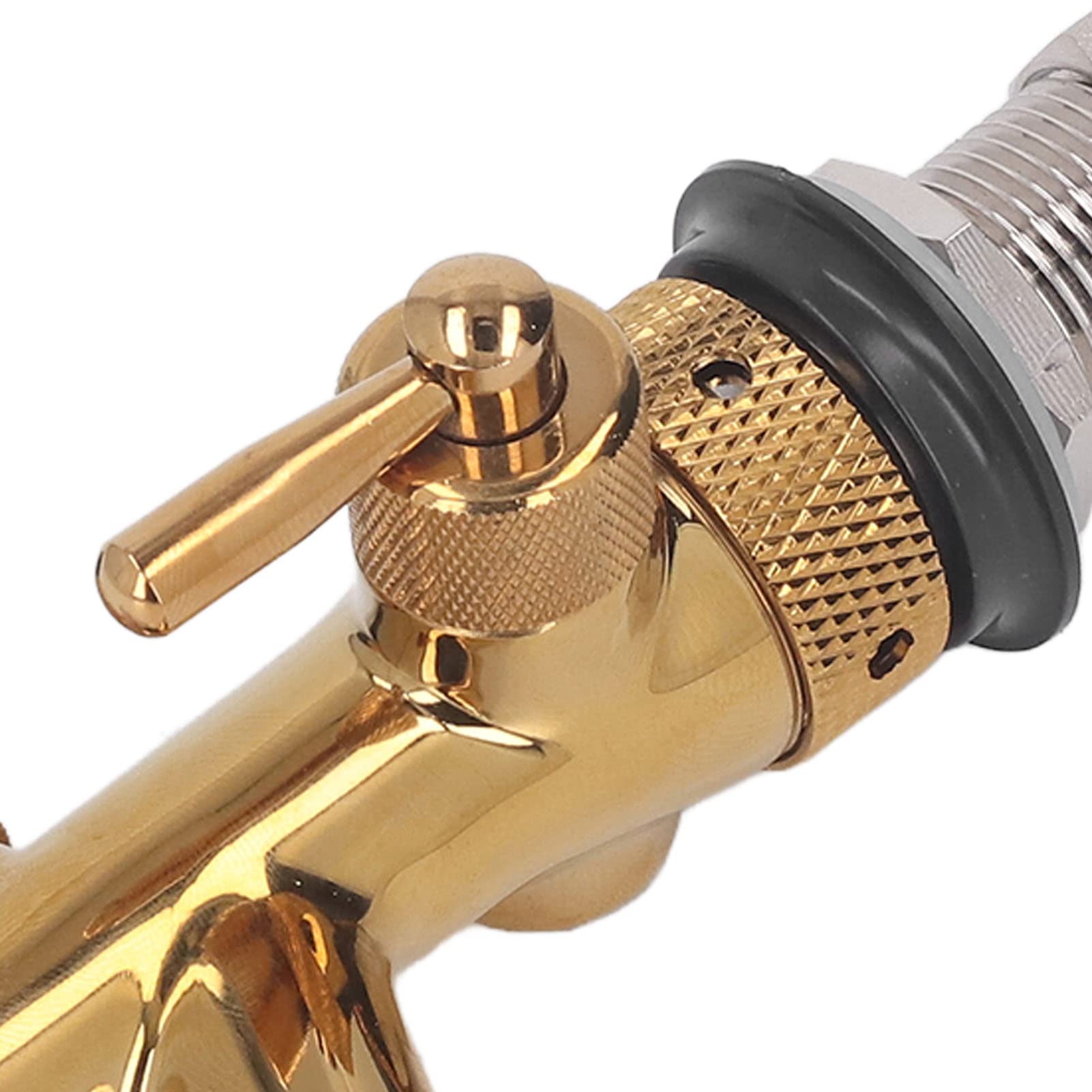 TOPINCN Grifo de Cerveza, Grifo Dispensador de Cerveza de Acero Inoxidable para Kegerator Dispensador de Cerveza Casero Grifo de Repuesto Grifo de Barril de Cerveza Grifo de Cerveza Casero