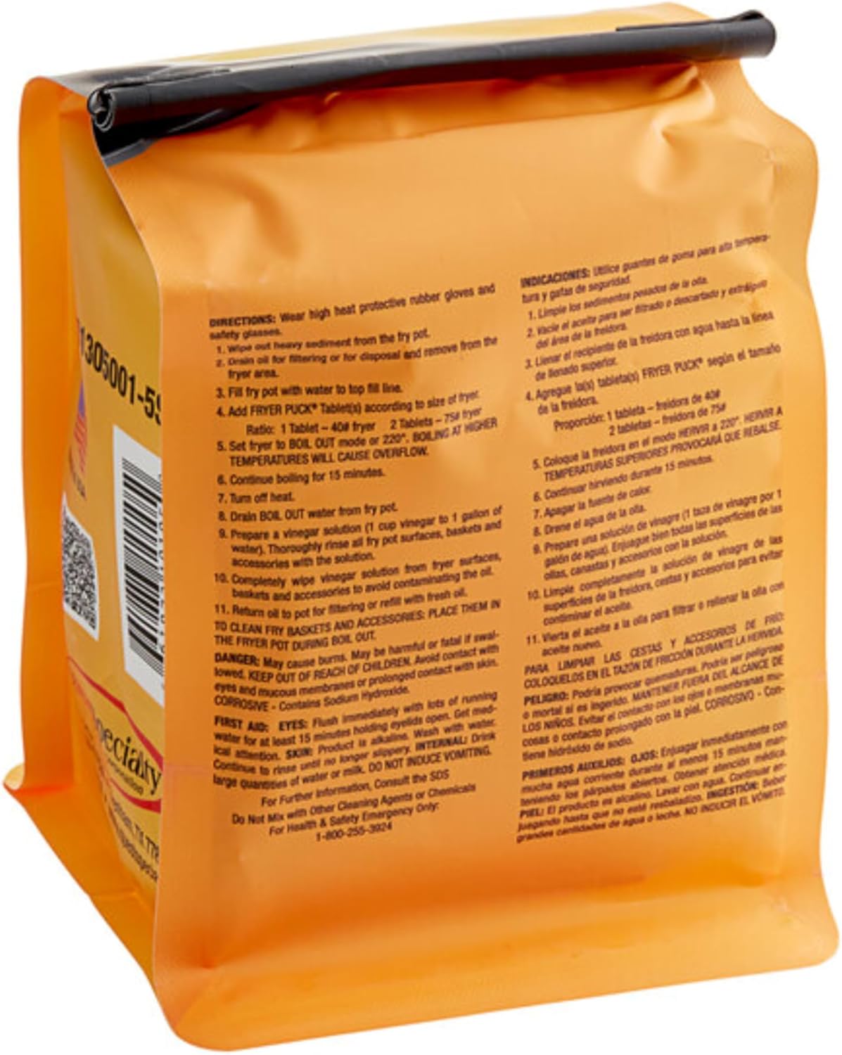 Kettle Fryer Cleaner Tablet Pucks, 4 OZ (5/BX)