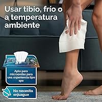 Vista 6 de Toallitas húmedas para adultos Paños de lavado para adultos extra grandes, toallitas de baño para incontinencia, 8 x 12 pulgadas