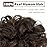 BARSDAR 100% Human Hair Extension - Real Human Hair Brown Bun Extensions for Women - Messy Bun Hairpieces, Chignons, Updo Daily