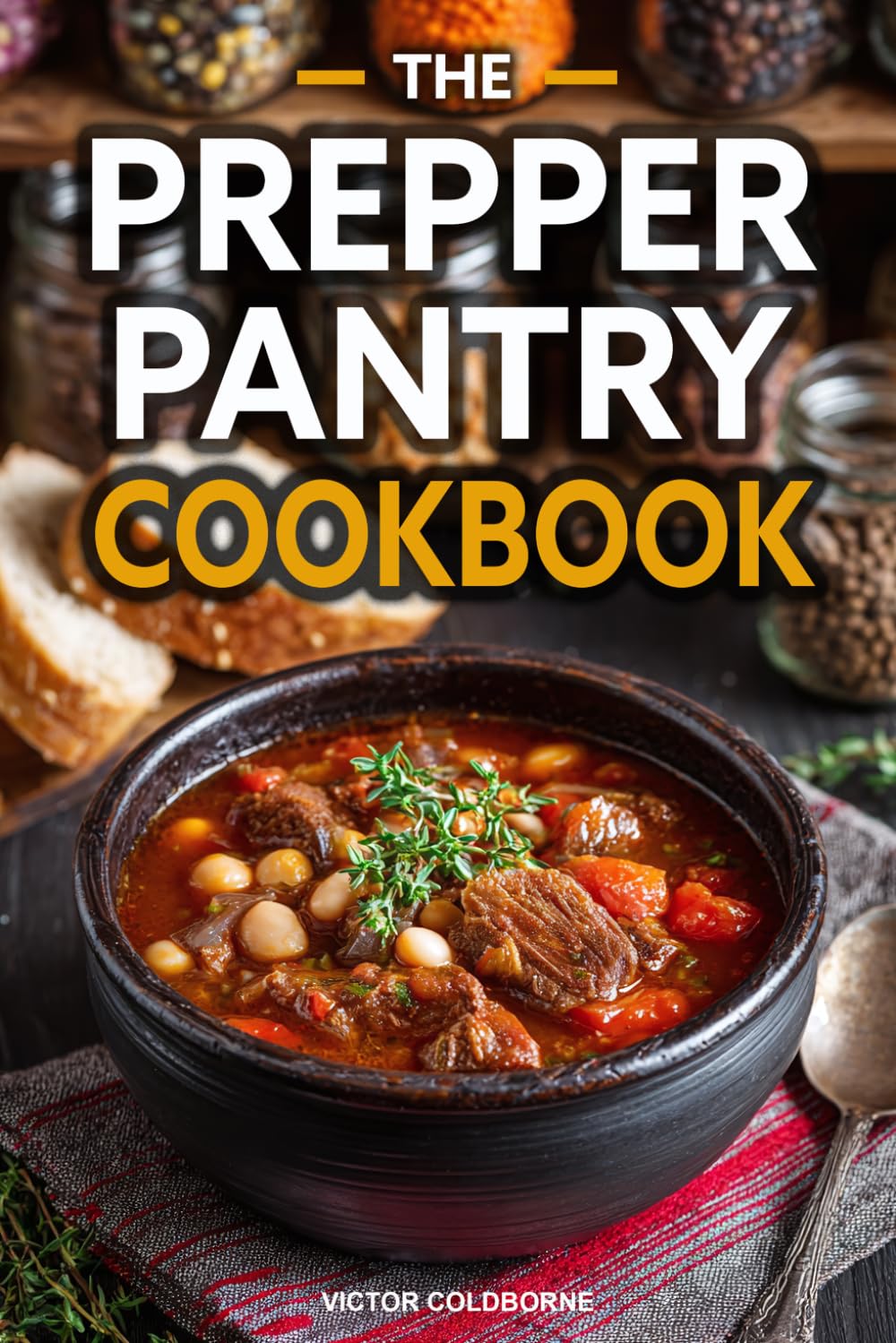 The Prepper Pantry Cookbook: 100 Survival Food Recipes Using Shelf-Stable Ingredients, Canned Goods, and Long-Lasting Pantry Staples for Any Situation