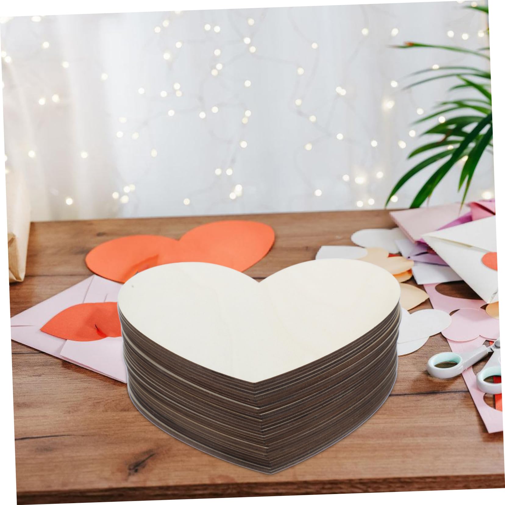 30stücke Unbehandelte Holzherzen Große Herzförmige Holzscheiben Für Diy Bastelprojekte Für Hochzeitsdekorationen Und Valentinstag Blanko Holzherzausschnitte