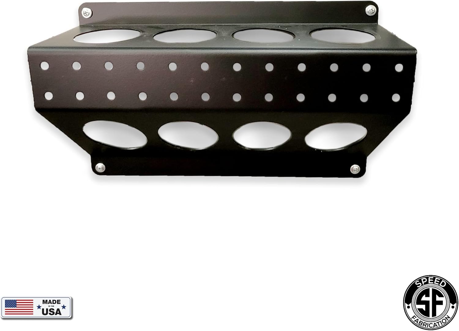 Speed Fabrication 4 Slot TIG Welding Rod Holder Wall Mount Organizer - Welding Tools Supplies and Accessories - Storage Rack