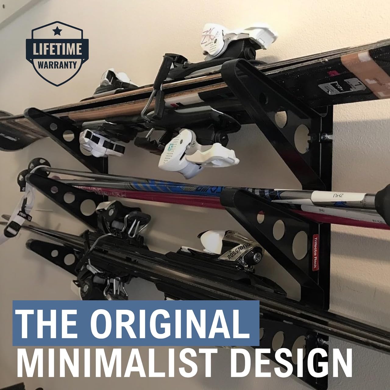 StoreYourBoard Snowboard Rack multi parete, Home Storage & Organizzazione Supporto orizzontale
