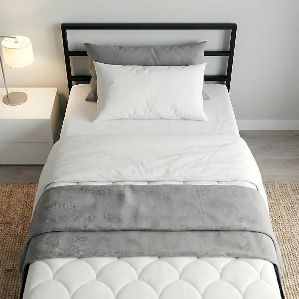 Nyture Matelas 90x190 - Mousse A Mémoire 12cm - Matelas Ergonomique - Fermeté Moyenne -Soutien Parfait (Matelas 90x190x12cm) - 3
