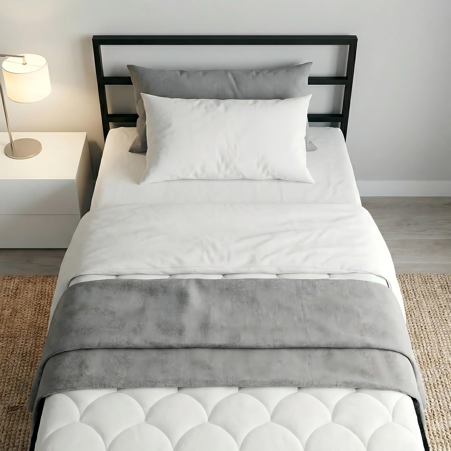 Nyture Matelas 90x190 - Mousse A Mémoire 12cm - Matelas Ergonomique - Fermeté Moyenne -Soutien Parfait (Matelas 90x190x12cm) - 3