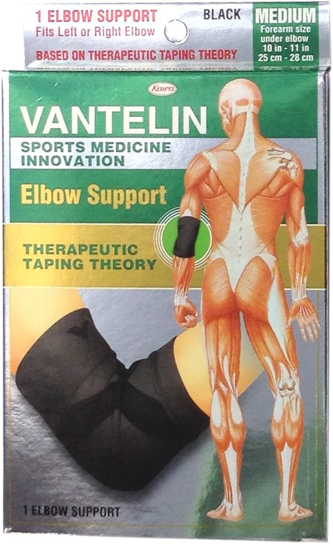 Kowa Vantelin Elbow Support, Black, Medium