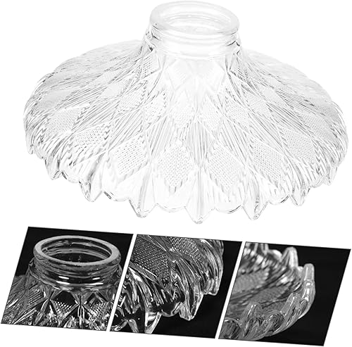 Miniatura 4 de Uonlytech Anchovy Pantalla de vidrio Lámpara de pared Sombras de lámpara Jaula Sombra Lámpara de pie Torchiere Lámpara Sombra Lámpara Colgante