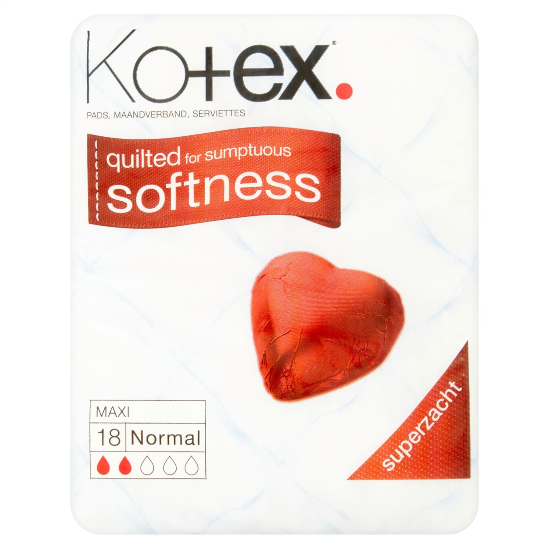 12 x Kotex Maxi Normal 18 Pads